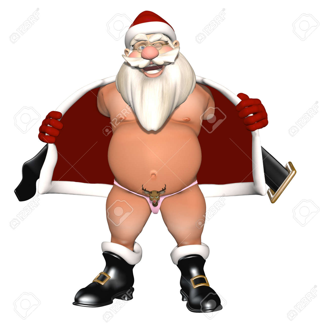 15889815-Santa-Flashing-in-a-Reindeer-Thong-Santa-opening-his-coat-to-flash-Not-wearing-pants-nether-region-h-Stock-Photo.jpg