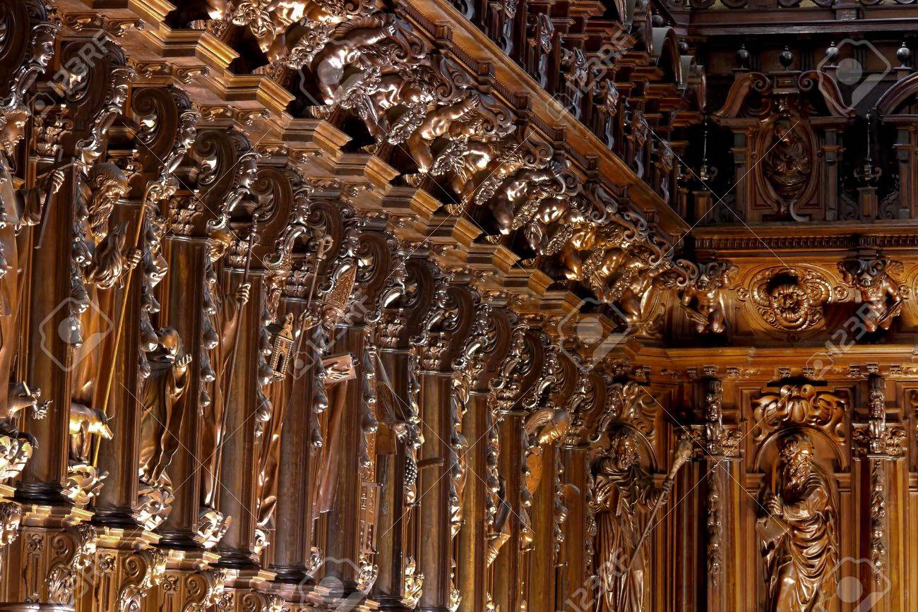 17069558-Beautiful-choir-medieval-wood-carving-of-a-Spanish-cathedral-Stock-Photo.jpg