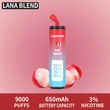 Lana Blend  Iced Lychee  9000 Puffs  Disposable Vape