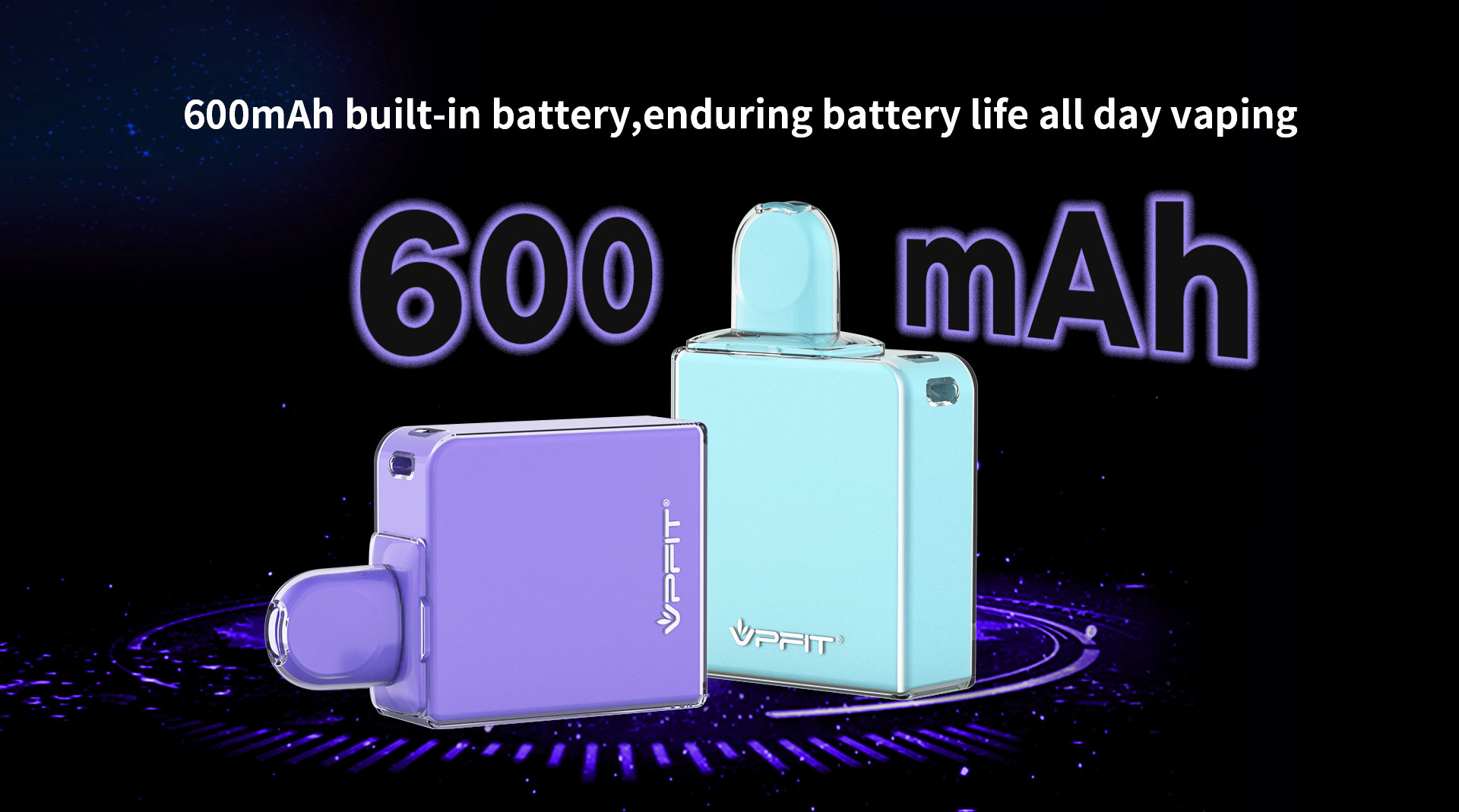 VPFIT Flexbox Rechargeable Disposable Pod Vape Starter Kit 600 mAh rechargeable battery